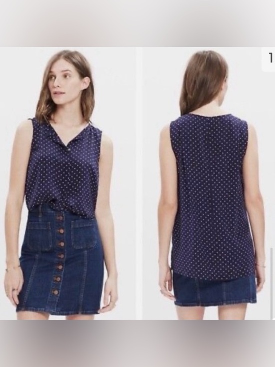 Madewell Tops - Madewell Star Scatter Silk Sleeveless Top